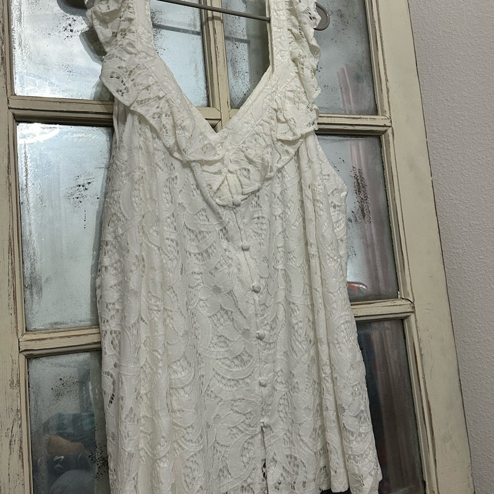 Torrid Ivory Lace Top